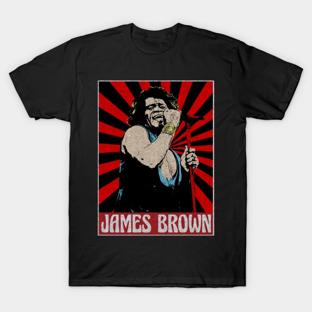 Vintage James Brown 1980s Pop Art T-Shirt by Motor Lipat